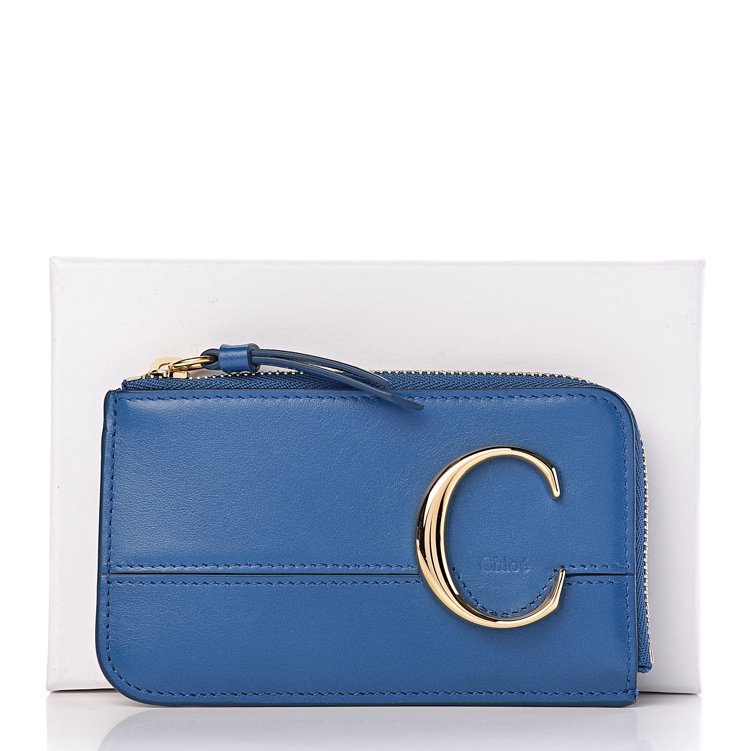 Chloe Calfskin C Small Purse Smoky Blue 8 of 8