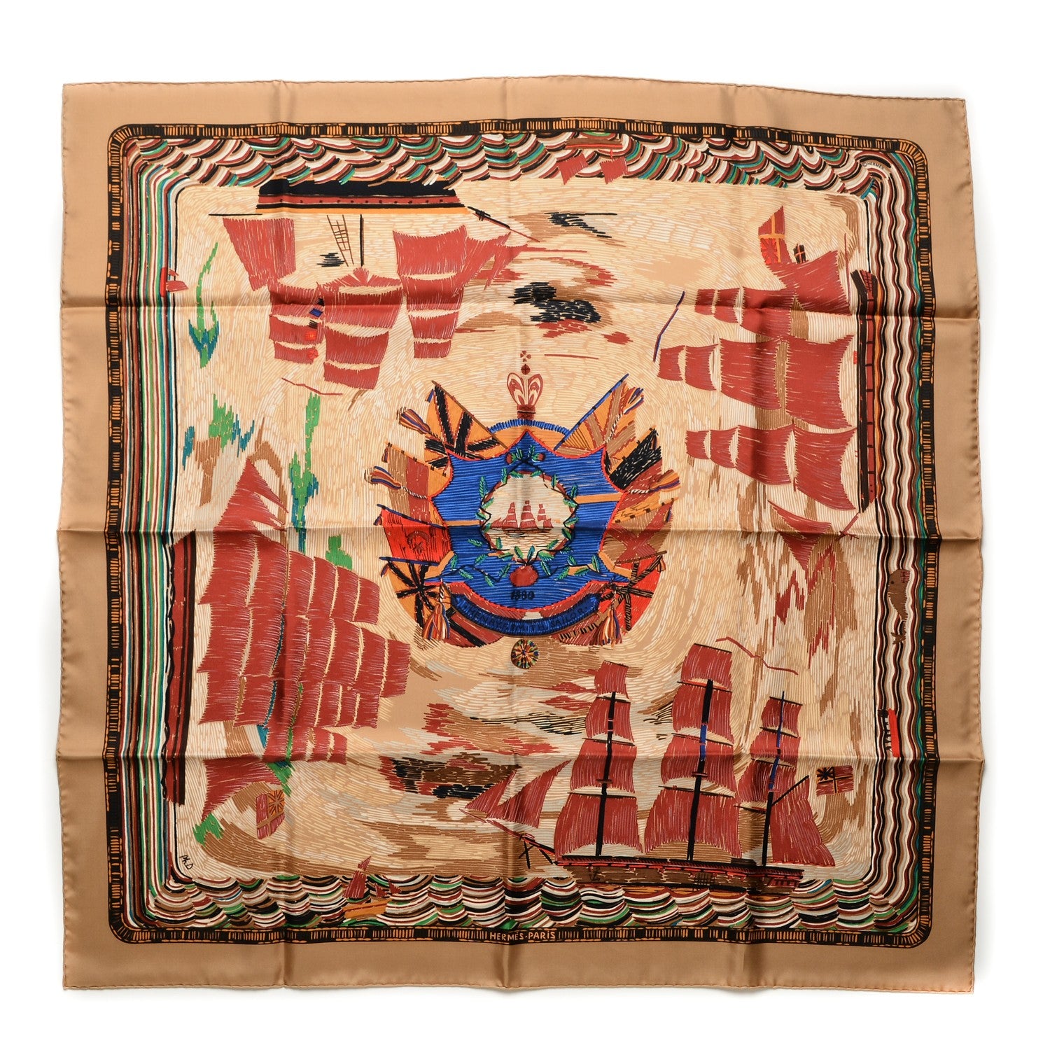 Hermes Henry F. Smith Sailor Scarf 90 1 of 5