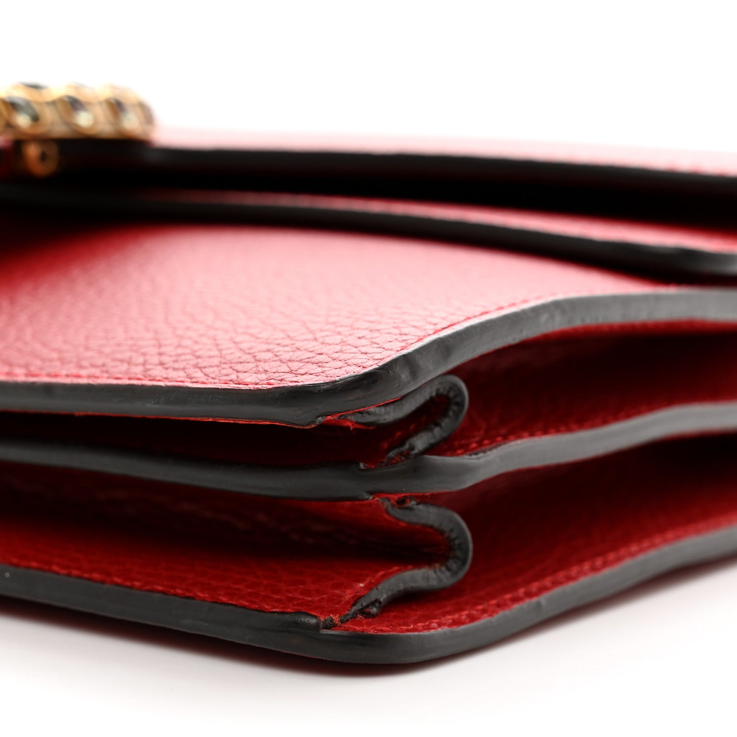 Dollar Calfskin Swarovski Crystal Small Dionysus Shoulder Bag Hibiscus Red