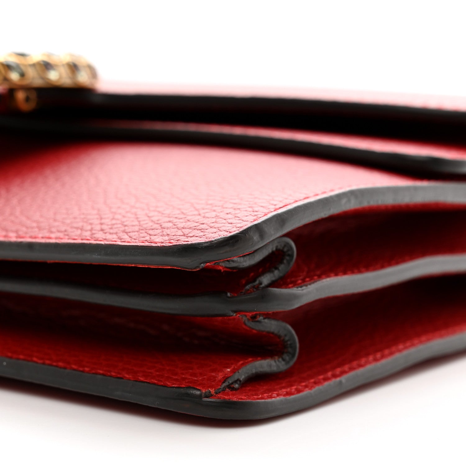 Gucci Dollar Calfskin Swarovski Crystal Small Dionysus Shoulder Bag Hibiscus Red 11 of 11