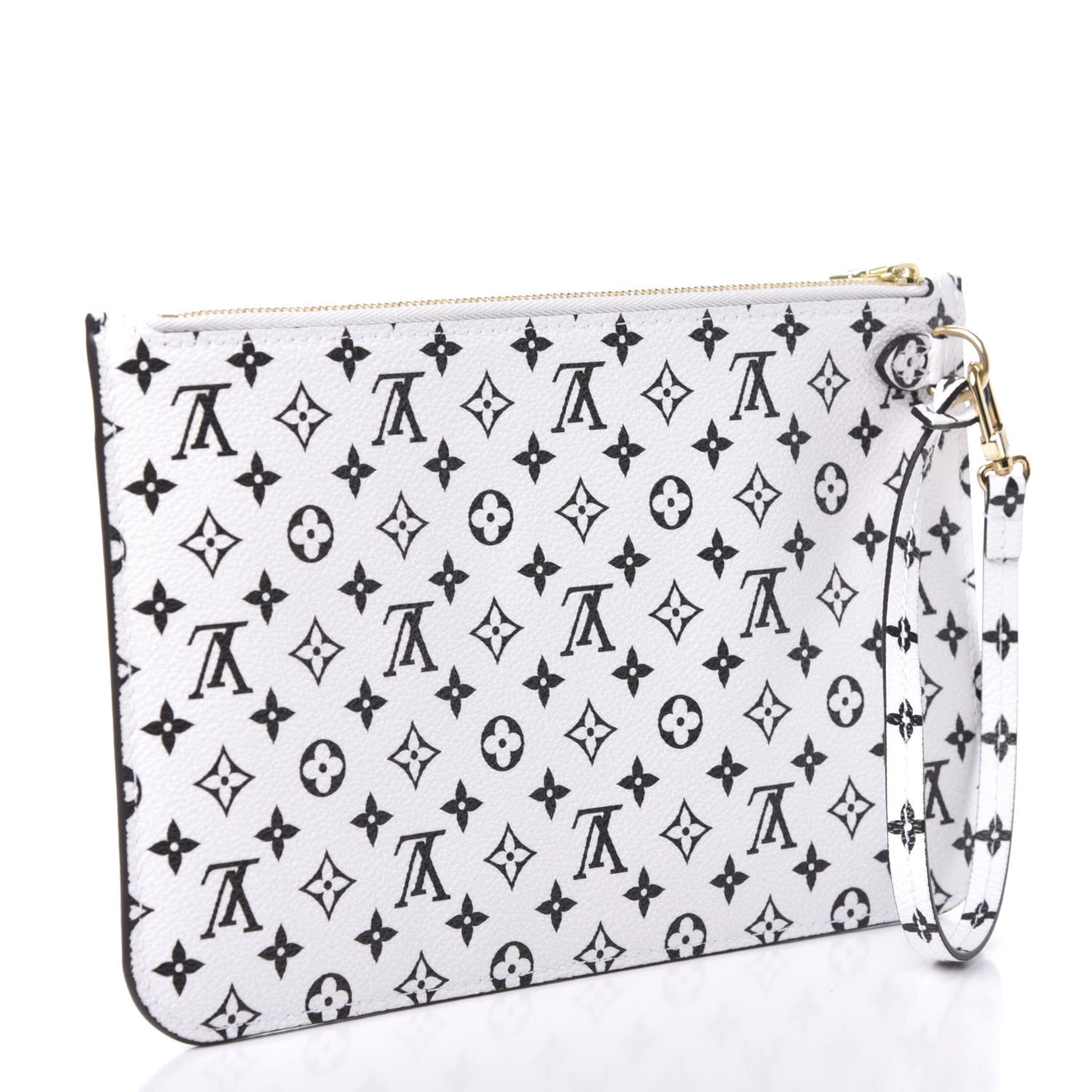 Monogram Giant Neverfull MM GM Pochette White