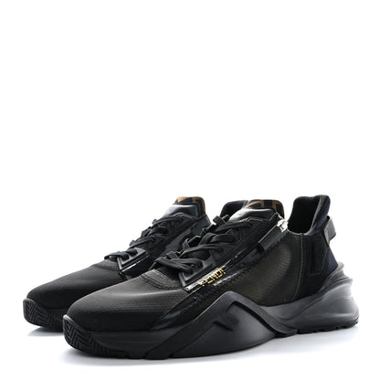 Fendi Nylon Lycra FF Mens Fendi Flow Low Top Sneakers 11 Black 4 of 8
