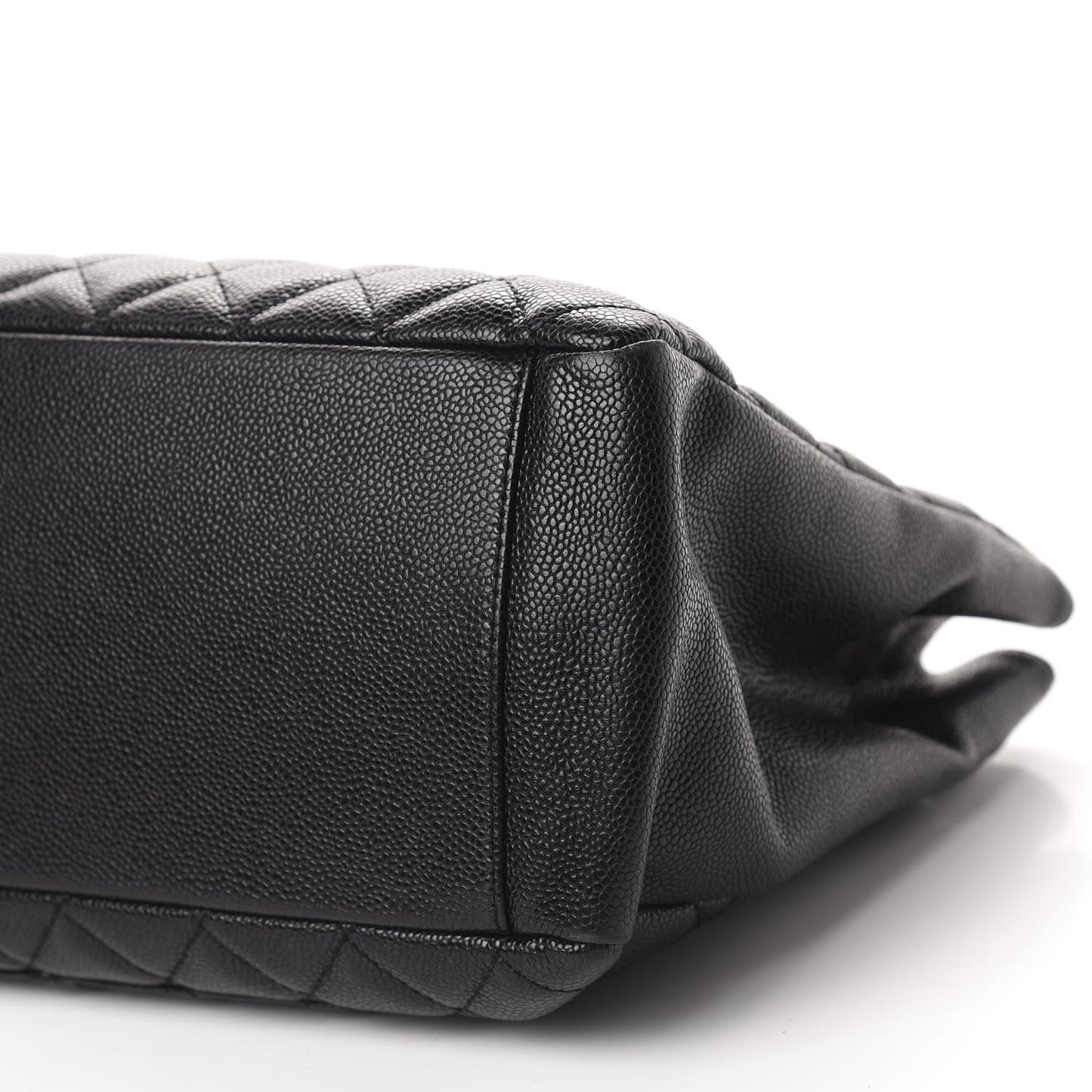 Caviar Quilted Grand Shopping Tote GST Black