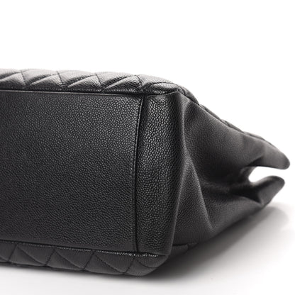 Chanel Caviar Quilted Grand Shopping Tote GST Black 7 of 10