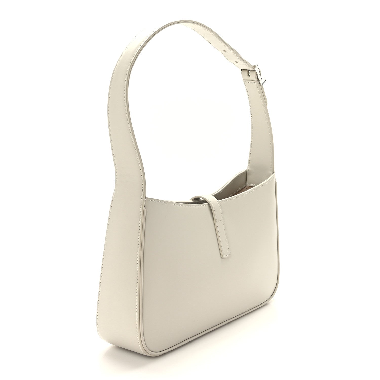 Saint Laurent Smooth Calfskin Le 5 A 7 Hobo Crema Soft 3 of 9