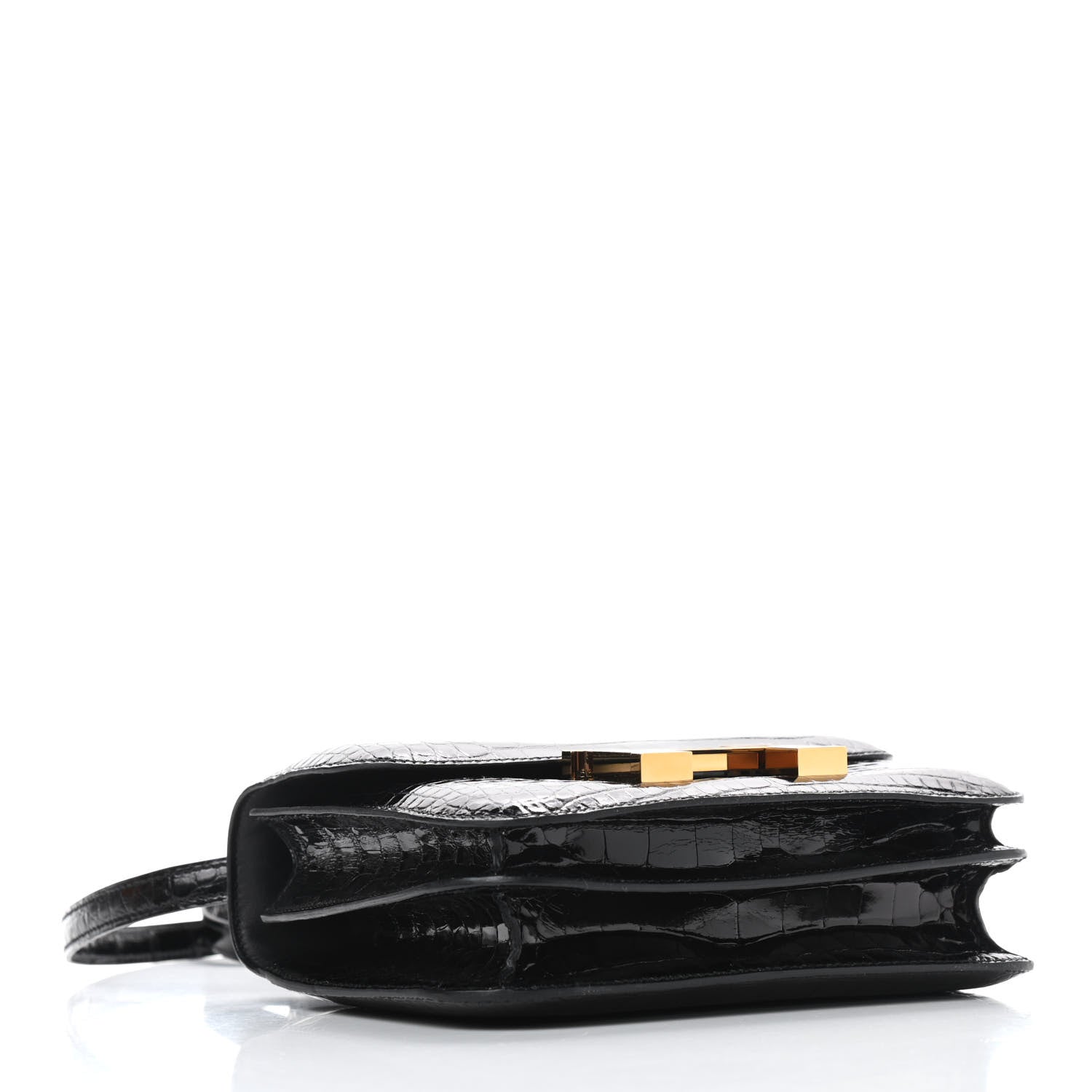Hermes Shiny Alligator Constance 18 Black 4 of 18