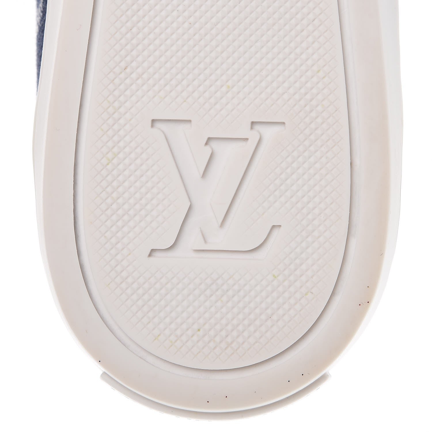 Louis Vuitton Monogram Denim Punchy Sneakers 35.5 Blue 8 of 9