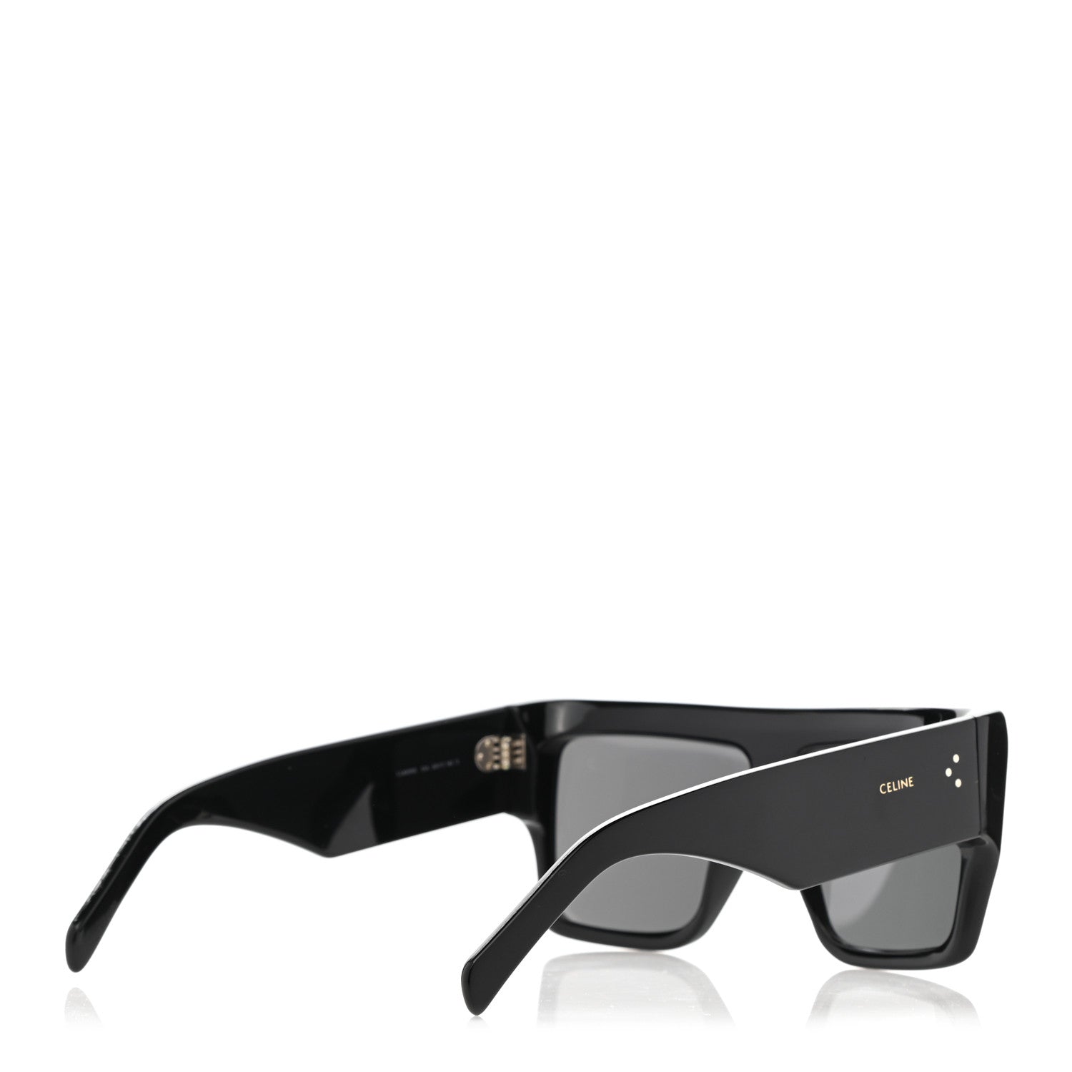 Celine Acetate Flat Top Rectangular Sunglasses CL400921 4 of 7