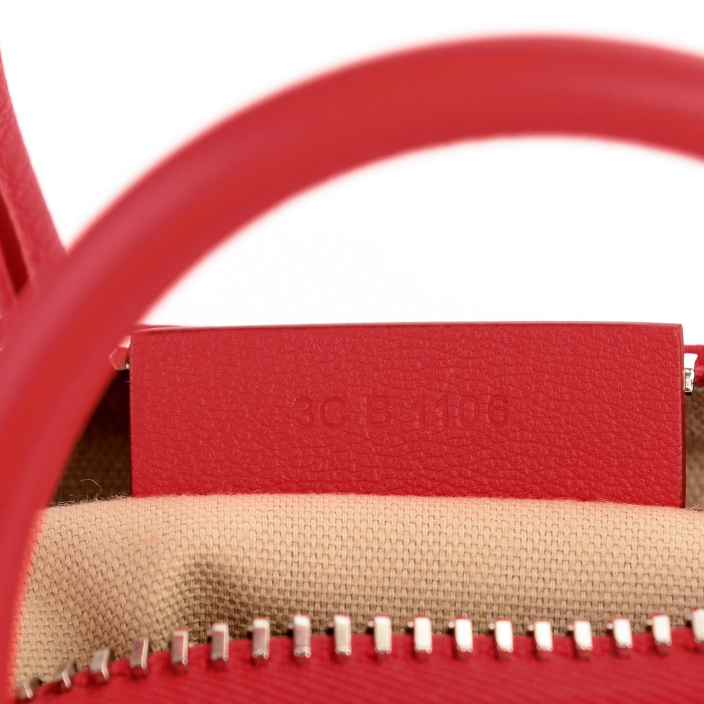 Sugar Goatskin Mini Antigona Medium Red