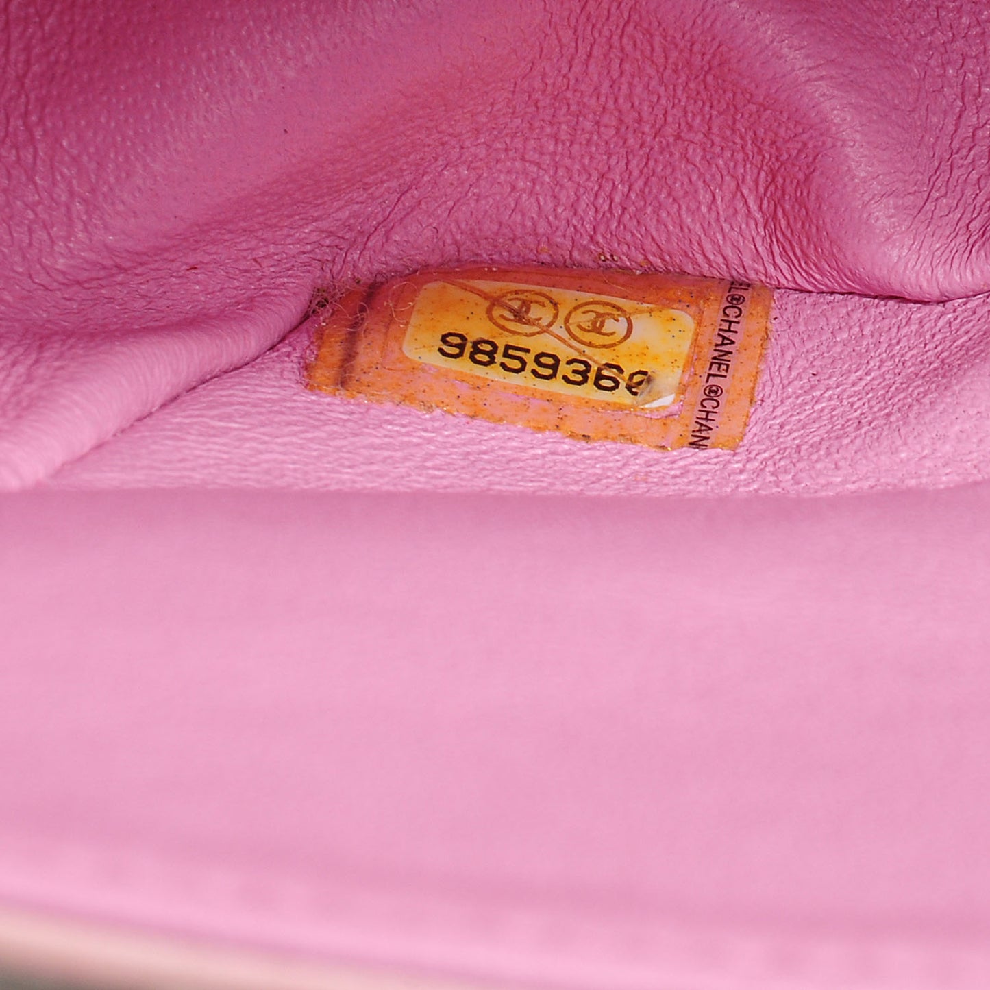 Tweed Medium Double Flap Pink