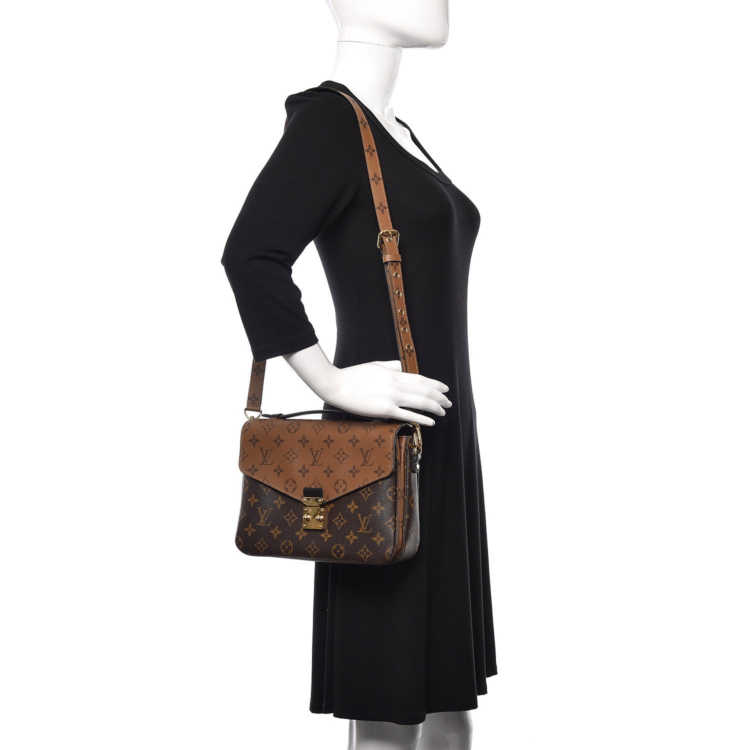 Louis Vuitton Reverse Monogram Pochette Metis 2 of 12