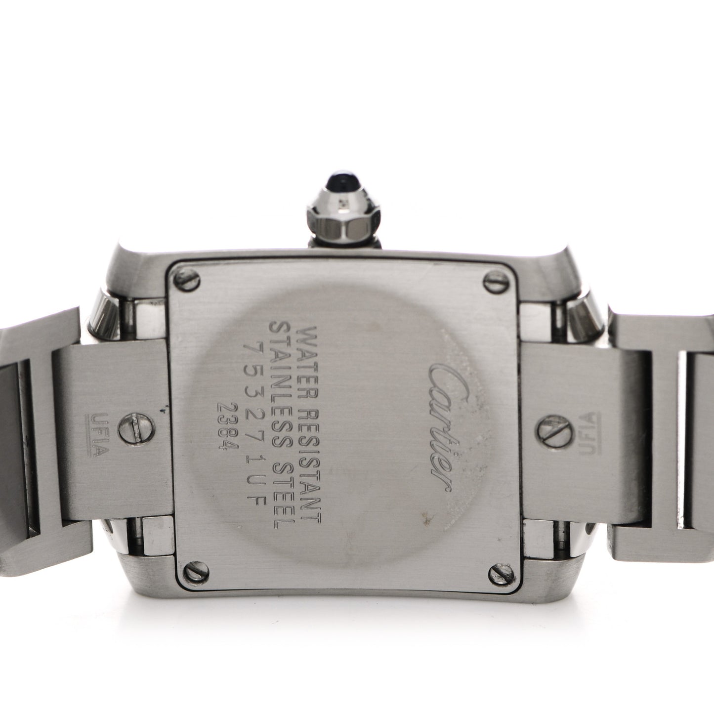 Stainless Steel 20mm Tank Francaise Quartz Watch
