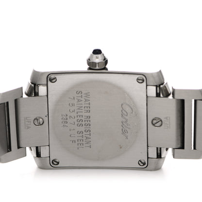 Cartier Stainless Steel 20mm Tank Francaise Quartz Watch 4 of 4