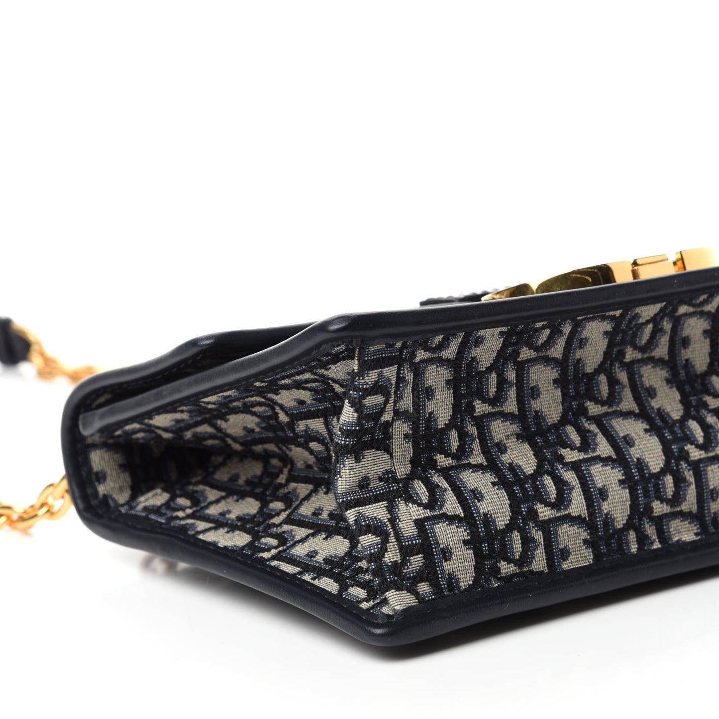 Oblique 30 Montaigne Chain Flap Bag Blue