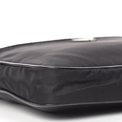 Prada Tessuto Nylon Flat Messenger Bag Black 10 of 11