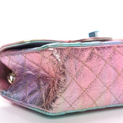 Chanel Metallic Goatskin Quilted Mini 2.55 Reissue Flap Multicolor 6 of 10