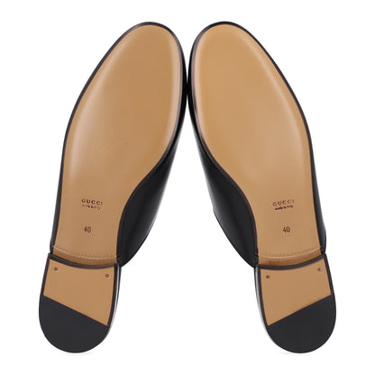 Gucci Calfskin Womens Princetown Slippers 40 Black 7 of 10
