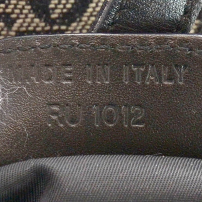 Christian Dior Monogram Double Saddle Bag Black 6 of 7