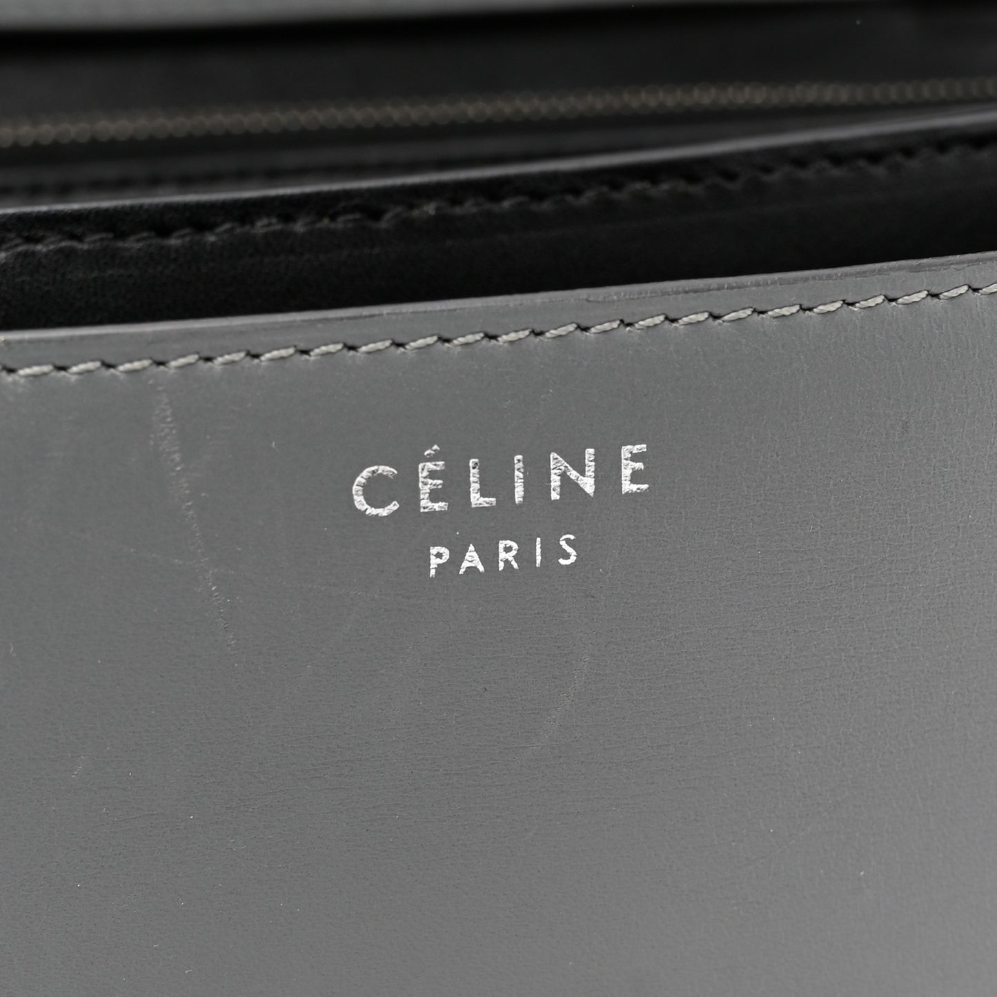 Smooth Calfskin Medium Classic Box Flap Bag Storm
