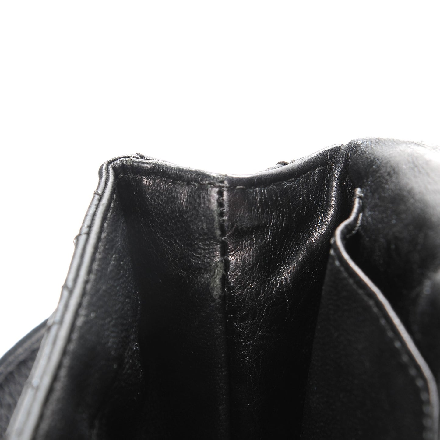 Glazed Calfskin Quilted 2.55 Reissue Flap Belt Bag Clutch Black