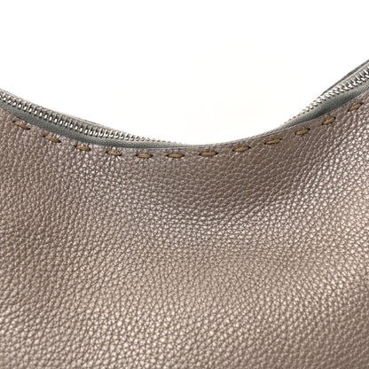 Fendi Cuoio Romano Selleria Hobo Peltro 7 of 9