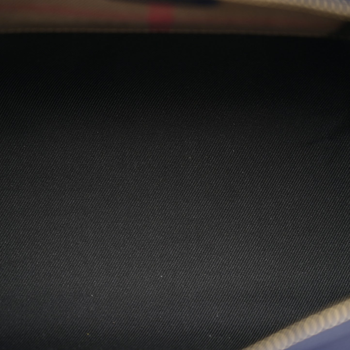 Calfskin Mega Check Small Banwell Tote Dark Canvas Blue