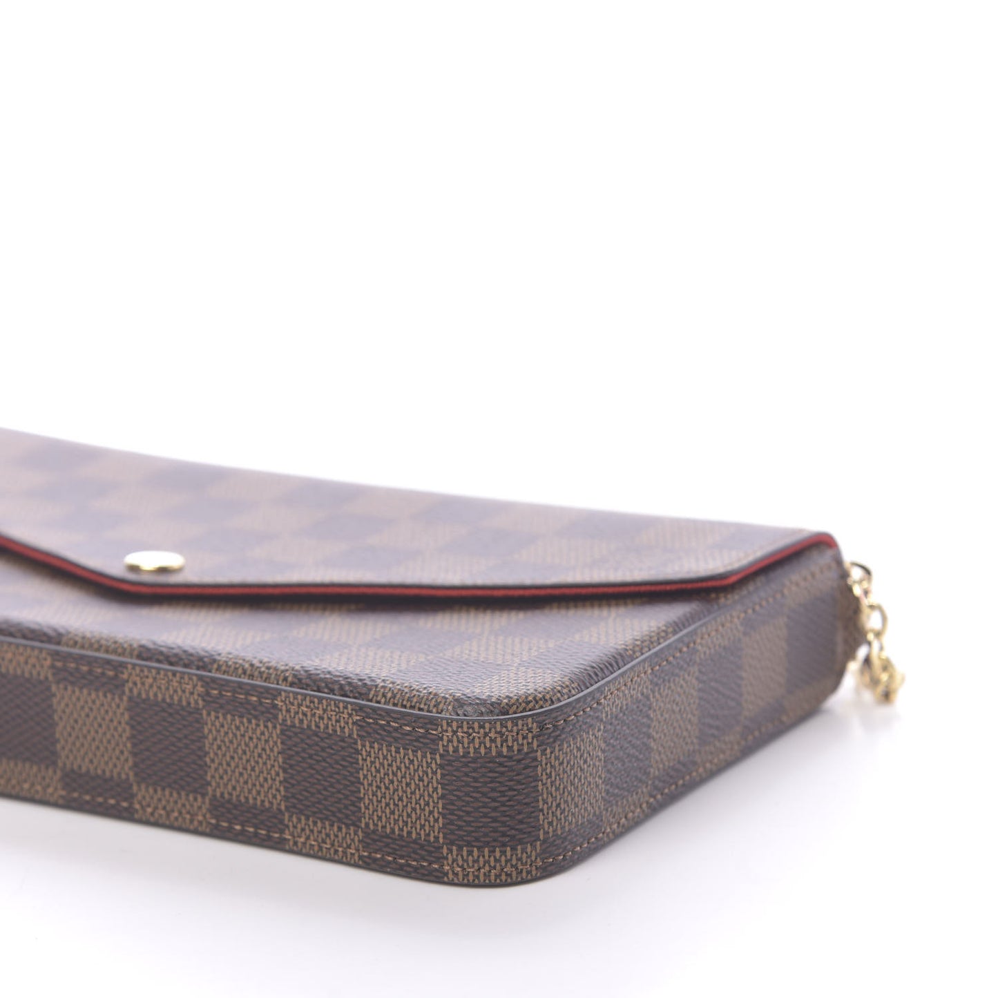 Damier Ebene Pochette Felicie Chain Wallet