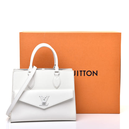Louis Vuitton Soft Calfskin Lockme Tote PM White 10 of 10
