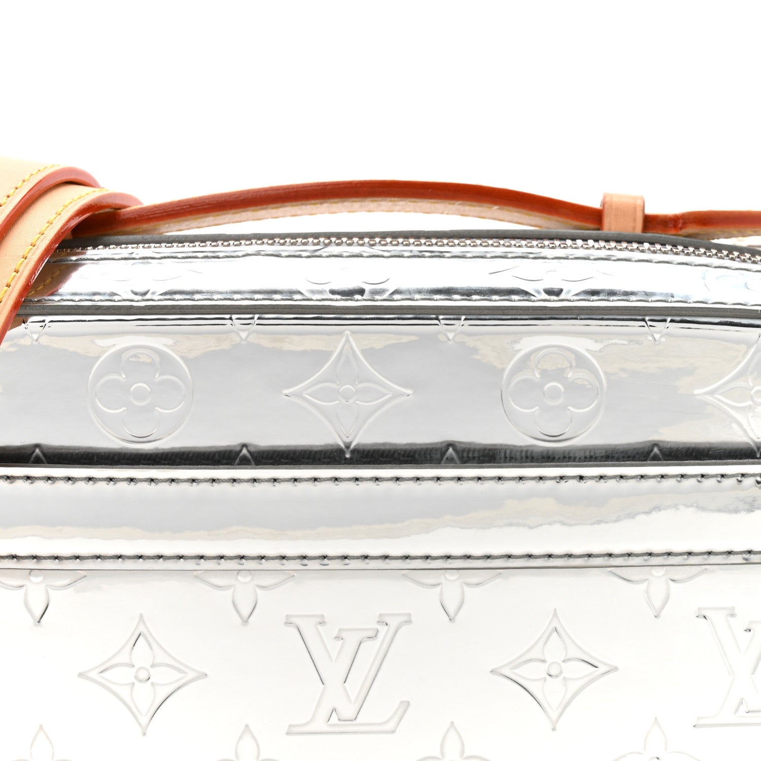 Louis Vuitton Monogram Mirror Handle Trunk Silver 7 of 10