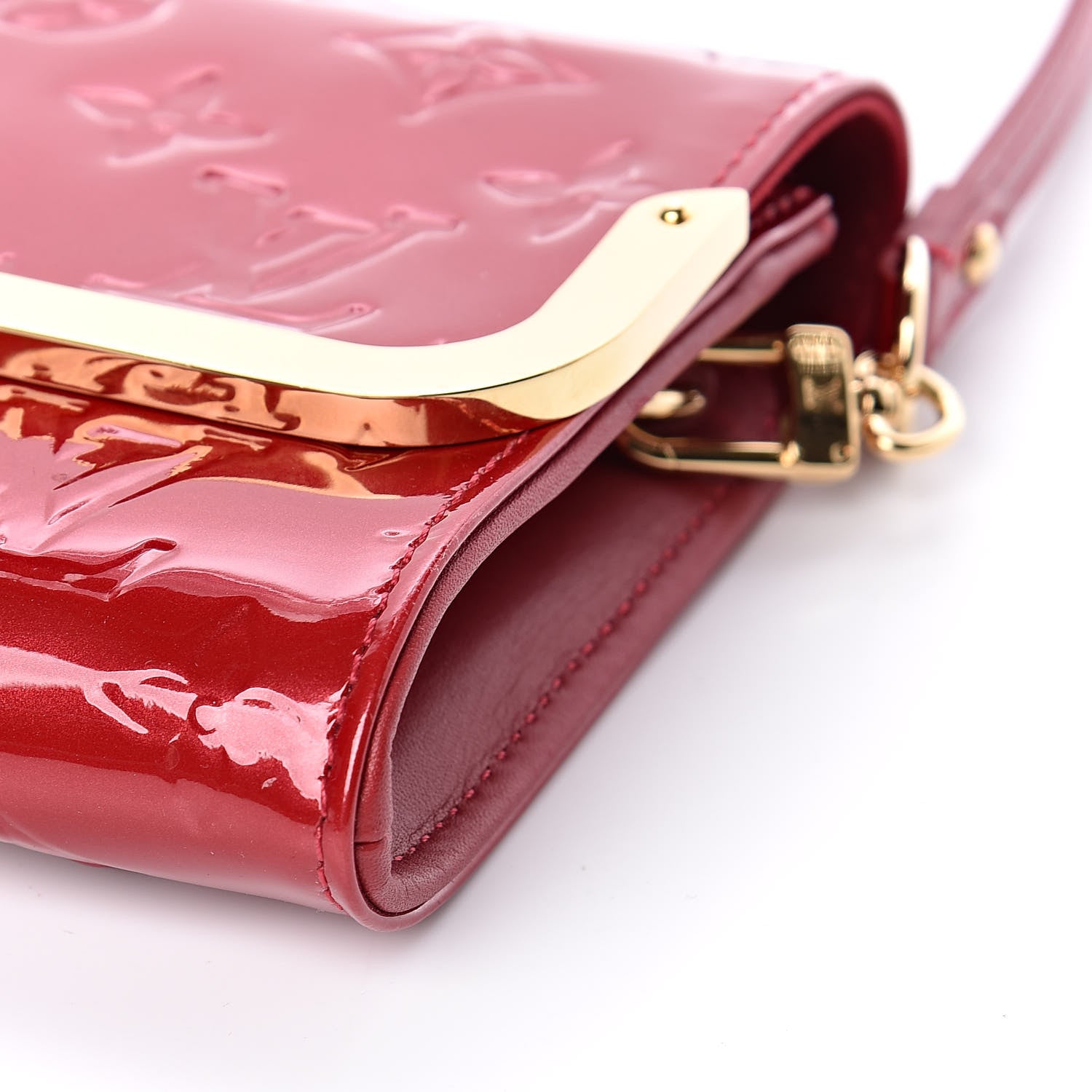 Louis Vuitton Vernis Rossmore MM Pomme D'Amour 8 of 10