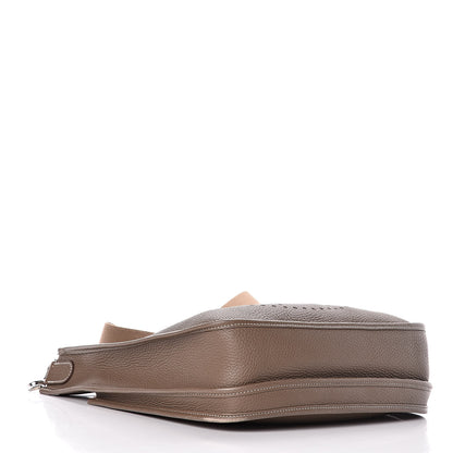 Hermes Taurillon Clemence Evelyne III PM Etoupe 4 of 14