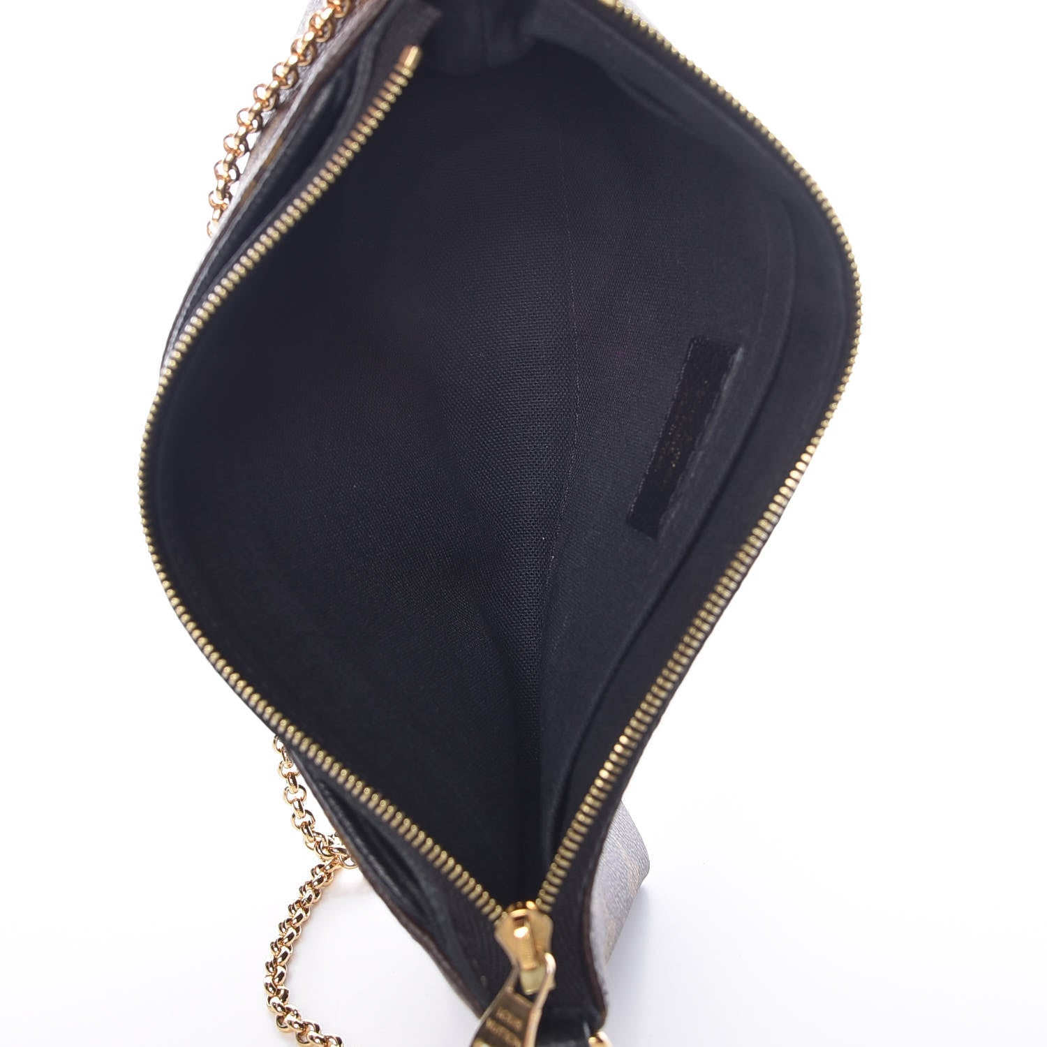 Louis Vuitton Monogram Pallas Clutch Black 5 of 10
