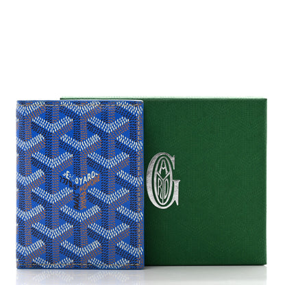 Goyard Goyardine Saint Marc Folding Card Case Sky Blue 7 of 7