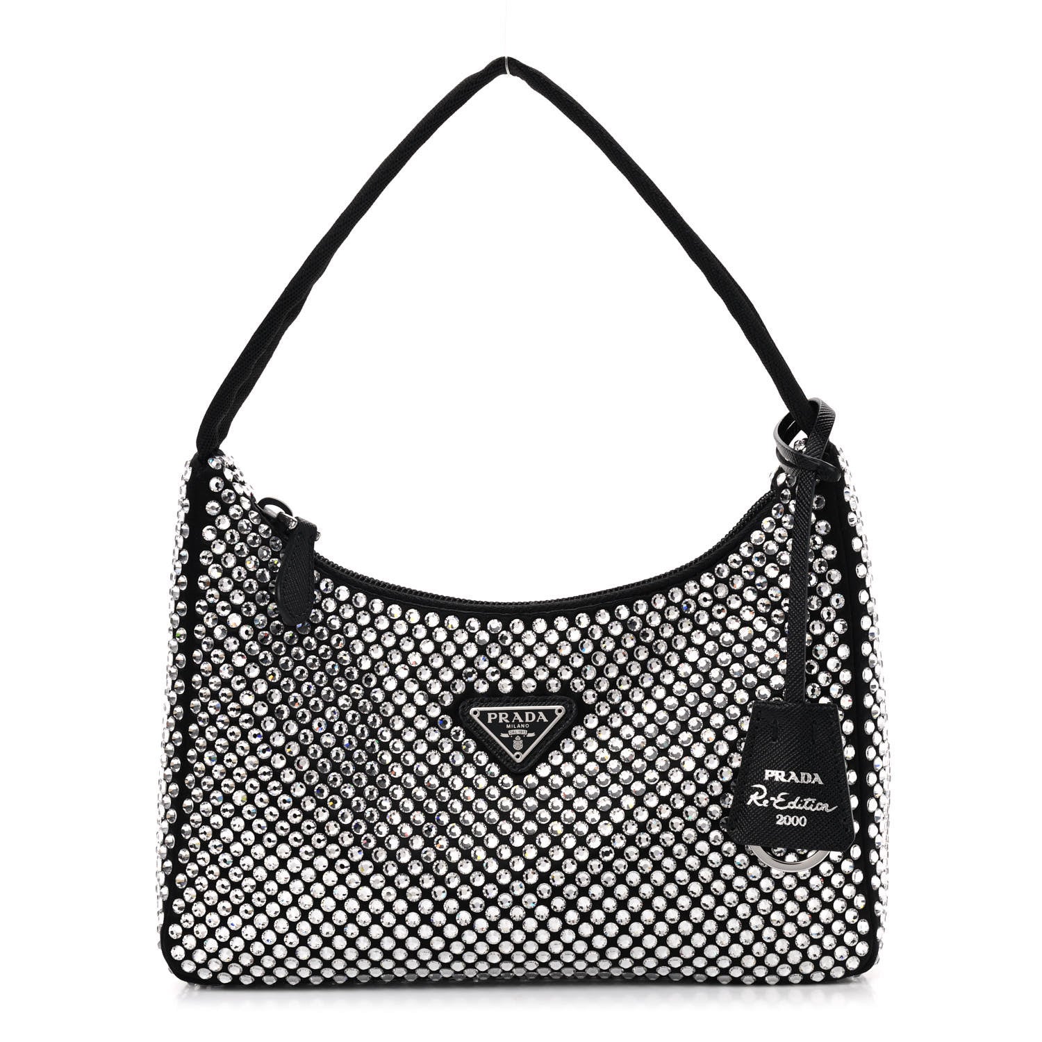 Prada Satin Crystal Mini Re-Edition 2000 Bag Cristal 1 of 9