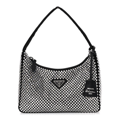 Prada Satin Crystal Mini Re-Edition 2000 Bag Cristal 1 of 9
