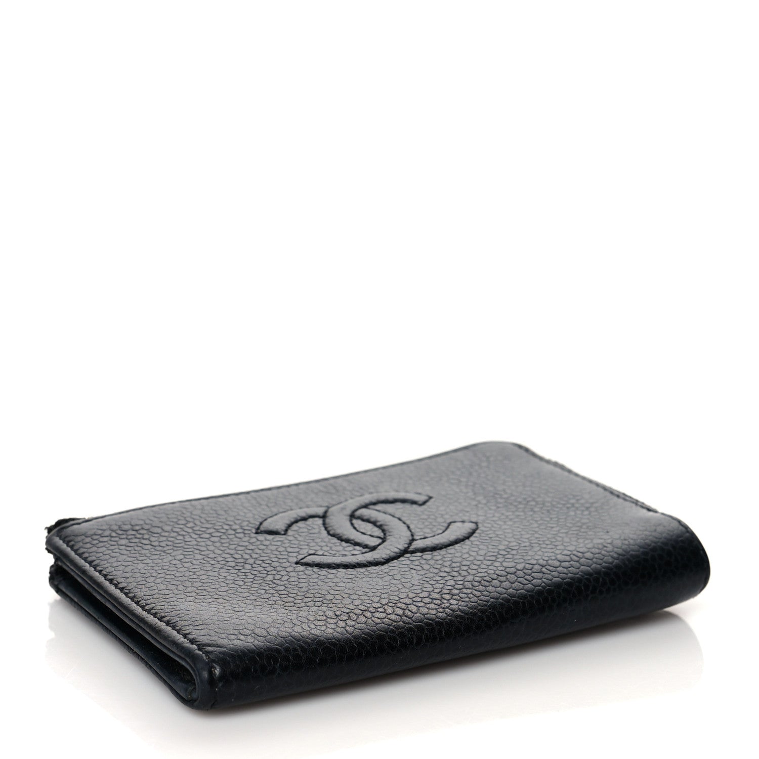 Chanel Caviar Timeless CC Coin Purse Case Black 4 of 7