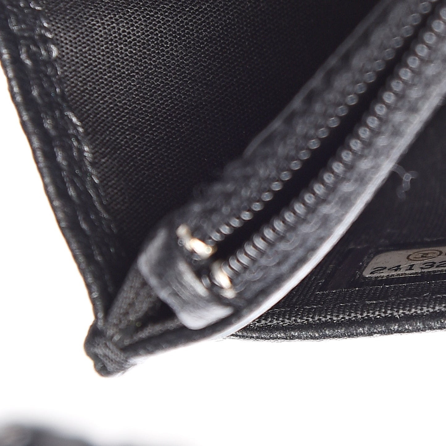 Caviar Quilted Boy Wallet On Chain WOC So Black