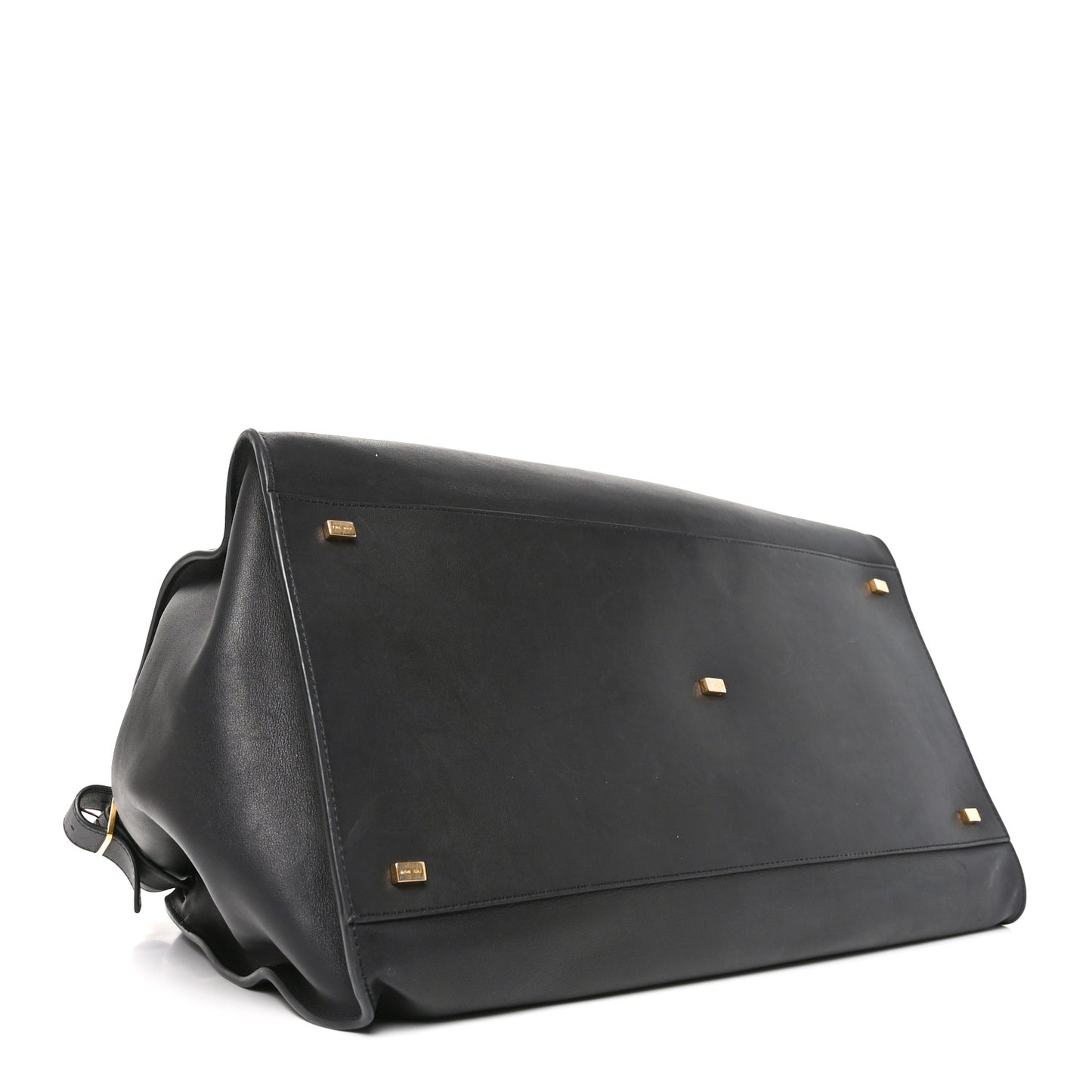 Polished Saddle Calfskin Soft Margaux 17 Black