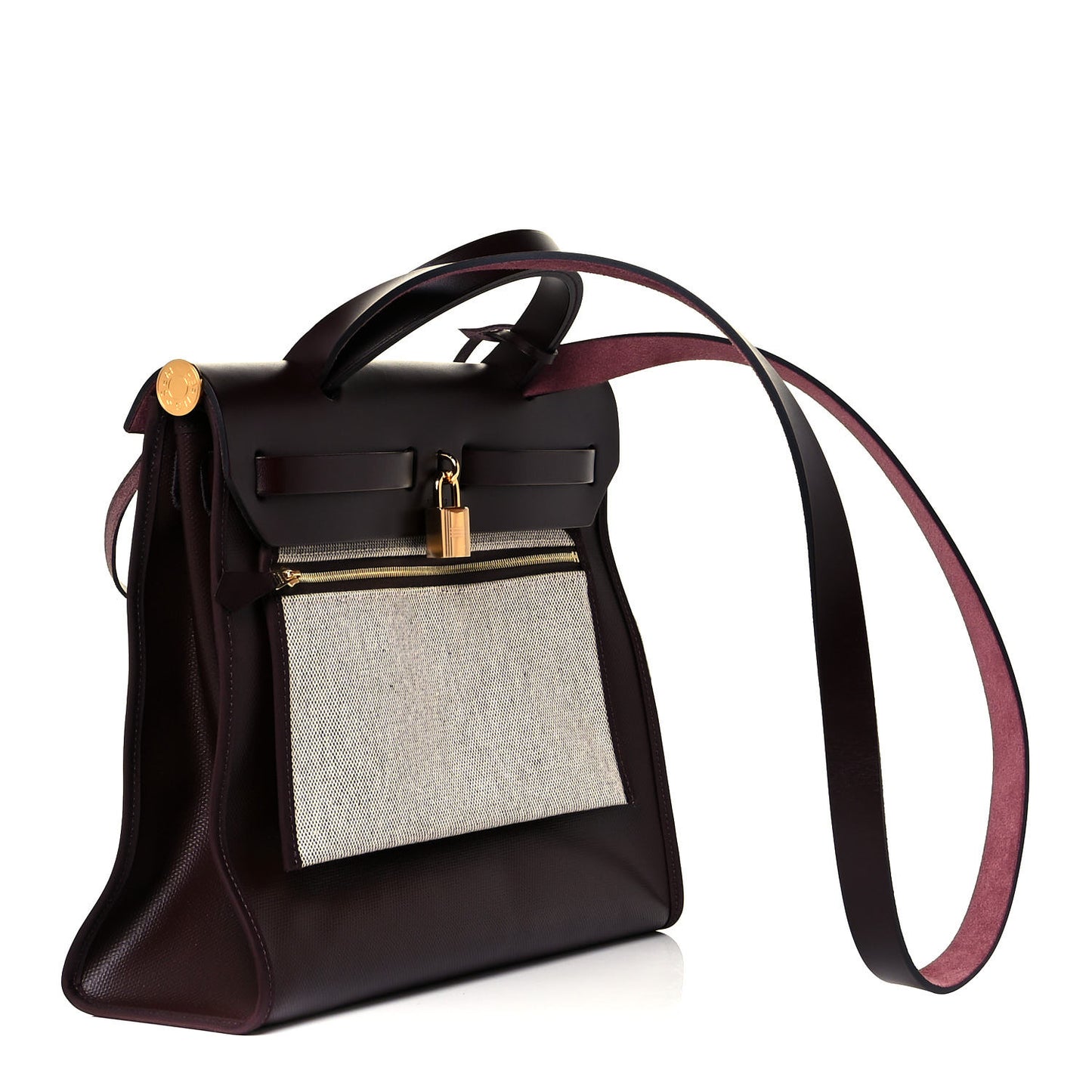 Toile H Berline Vache Hunter Herbag Zip 31 PM Rouge Sellier