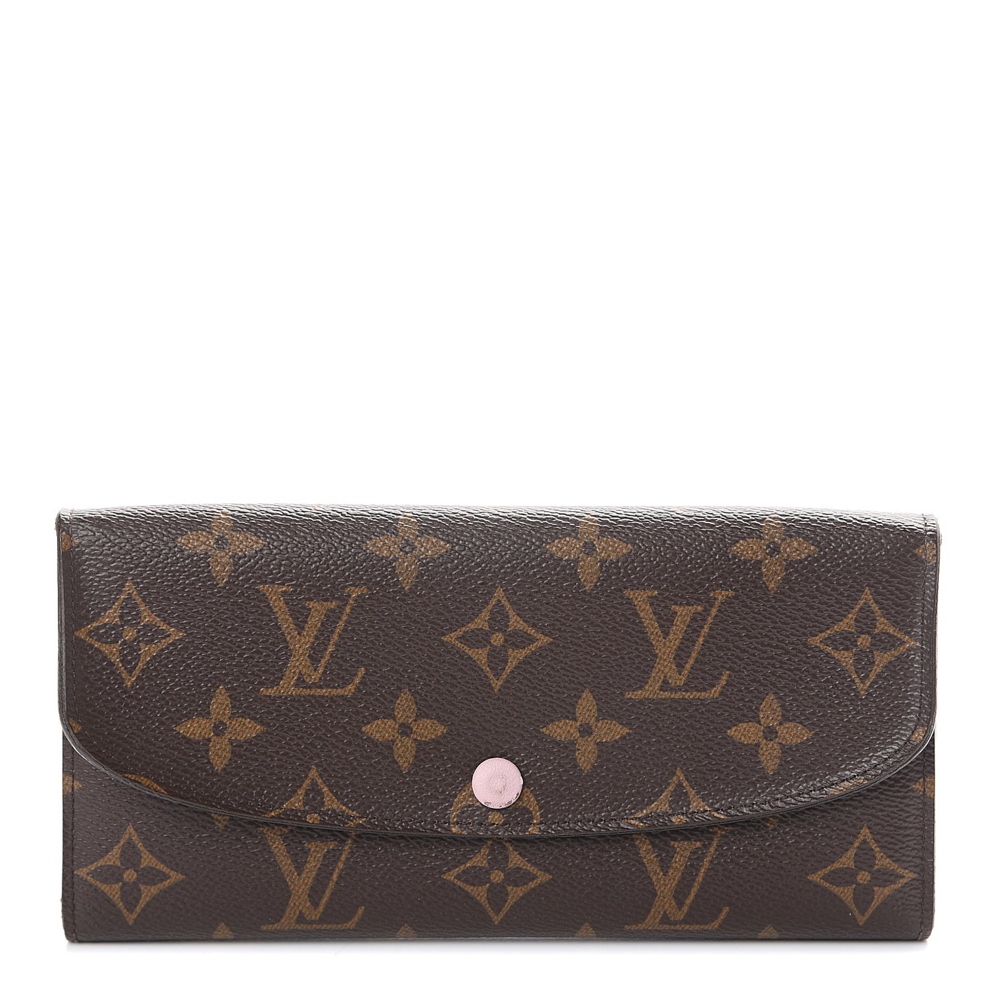 Monogram Emilie Wallet Rose Ballerine