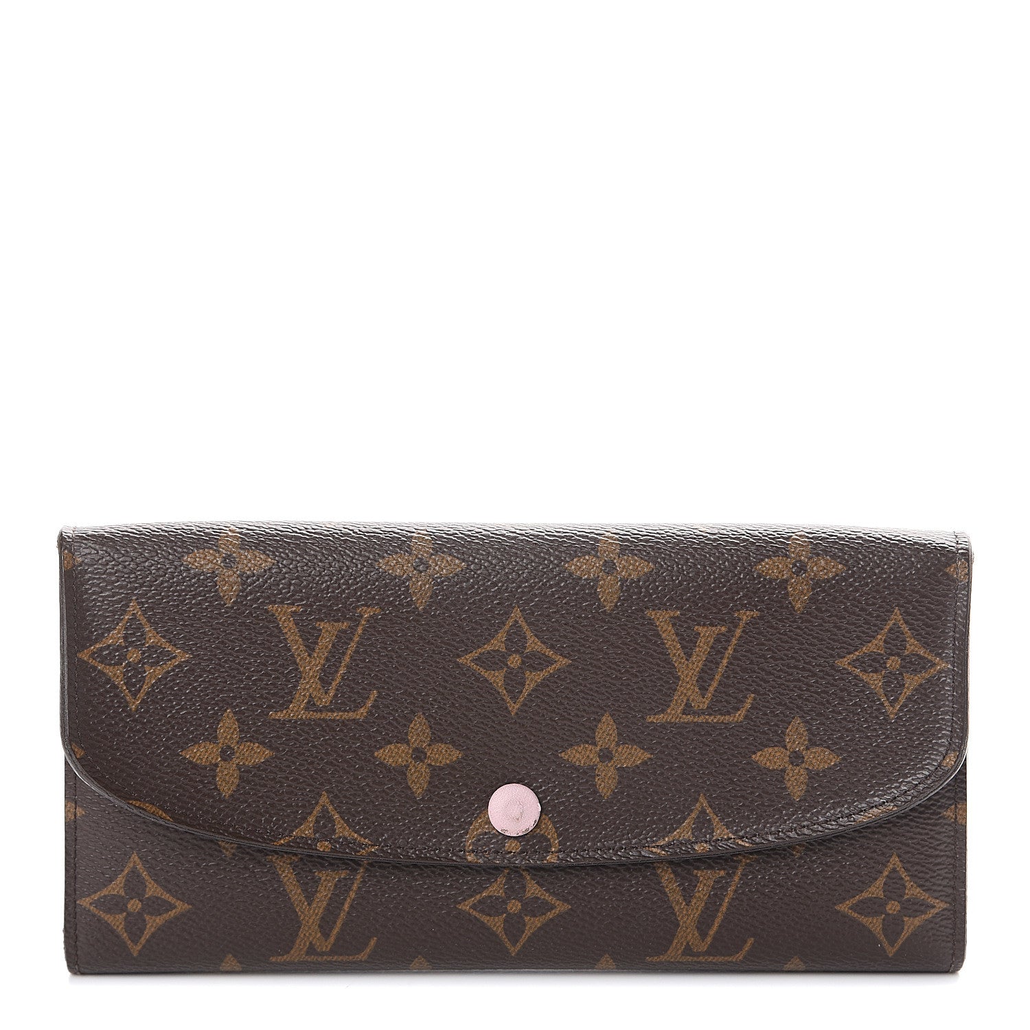 Louis Vuitton Monogram Emilie Wallet Rose Ballerine 1 of 5