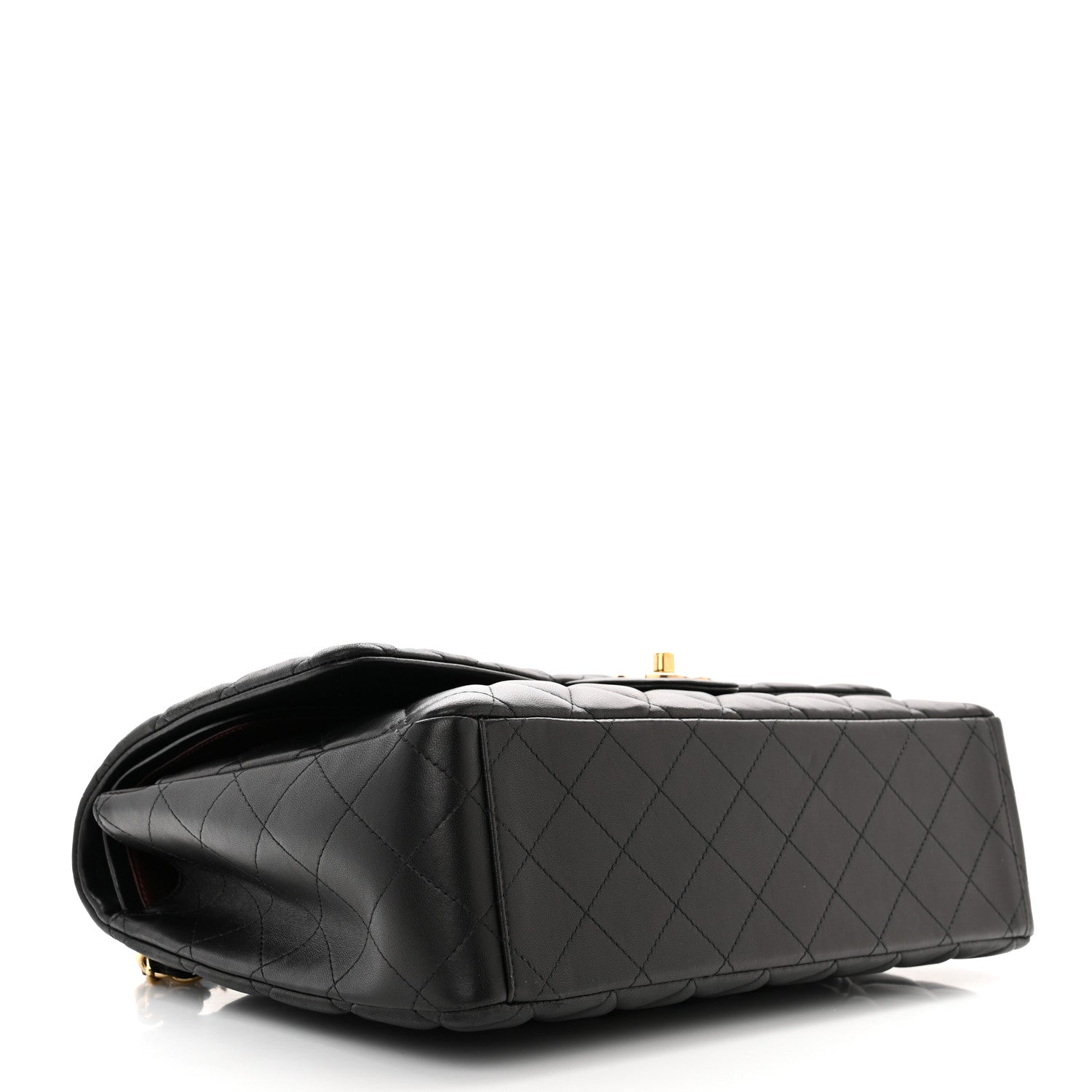 Chanel Lambskin Quilted Maxi Double Flap Black 4 of 11