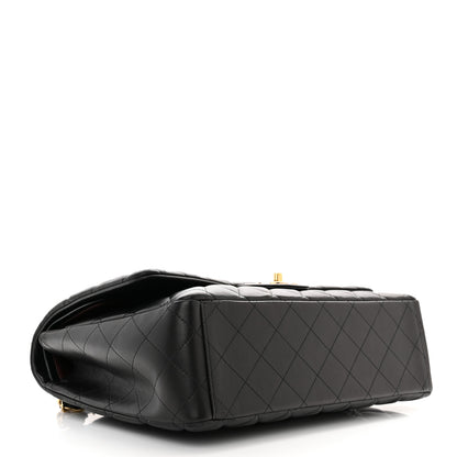 Chanel Lambskin Quilted Maxi Double Flap Black 4 of 11