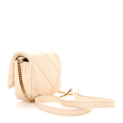 Bulgari Calfskin Serpenti Cabochon Micro Bag Ivory Opal 3 of 9