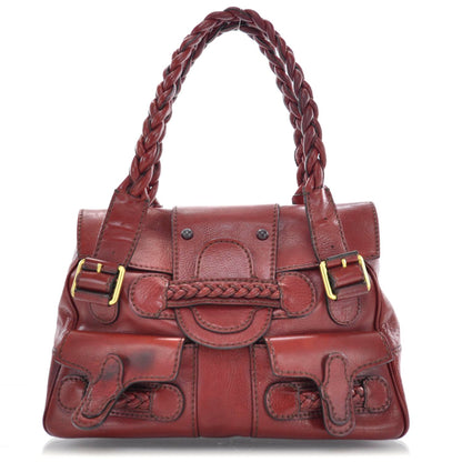Valentino Garavani Leather Large Histoire Red 1 of 10