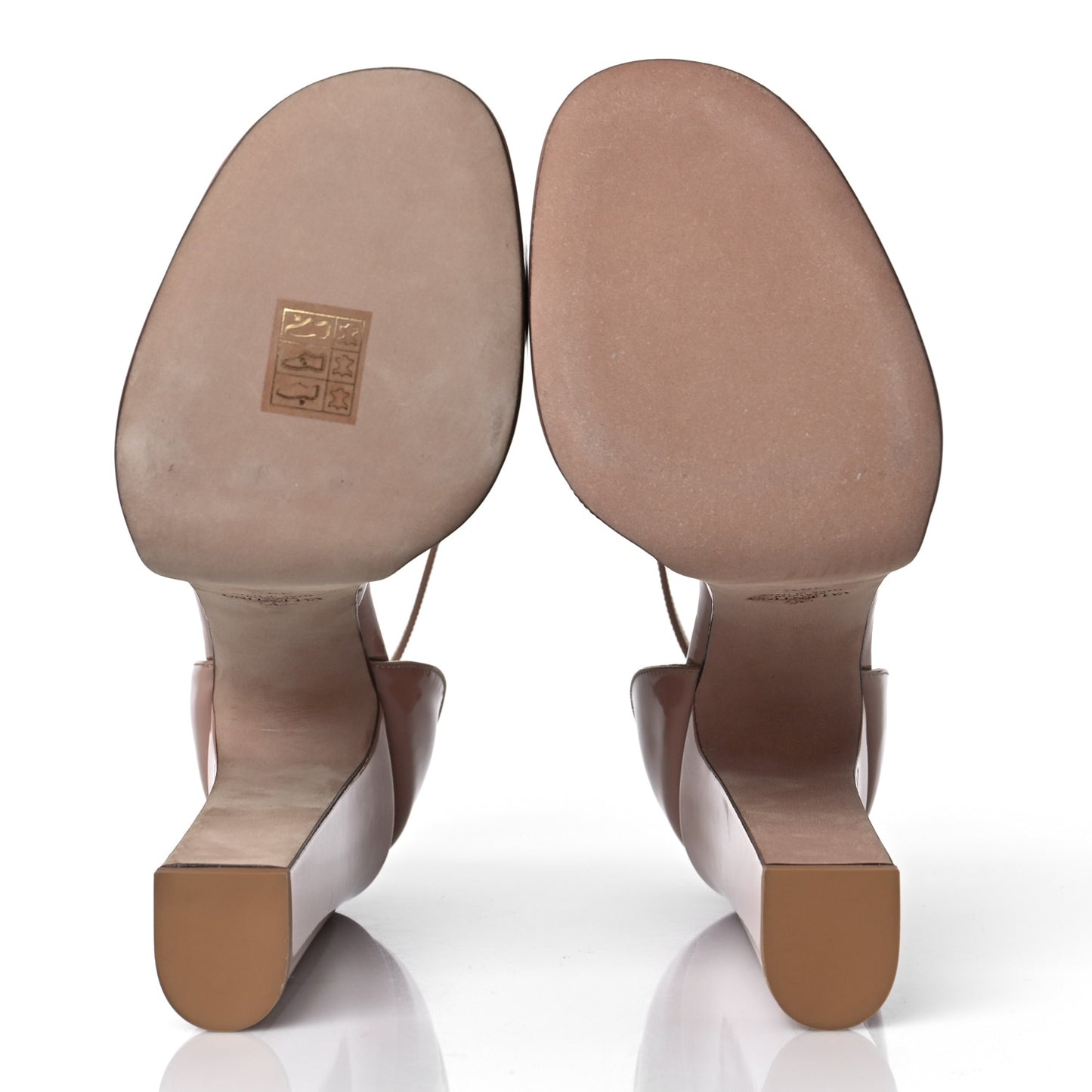 Patent Tan-Go 55/155mm Platform Sandals 39.5 Rose Cannelle
