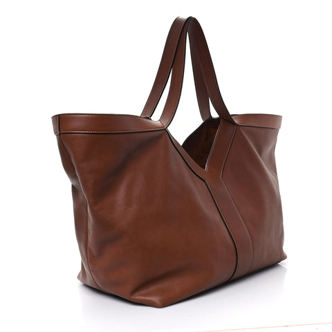 Calfskin Y Tote Brick