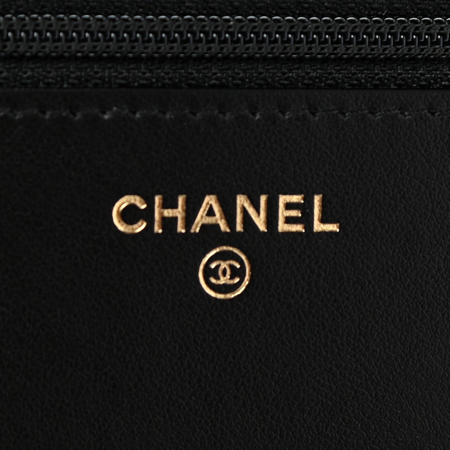 Chanel Calfskin Quilted Perfect Fit Wallet On Chain WOC Black 6 of 12