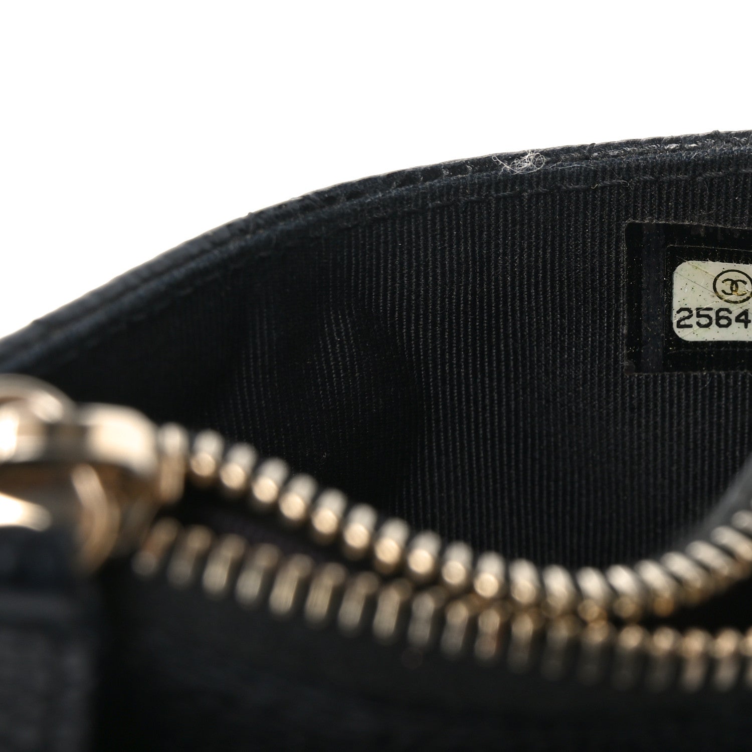 Chanel Caviar Quilted CC Zip Card Holder Black 7 of 7