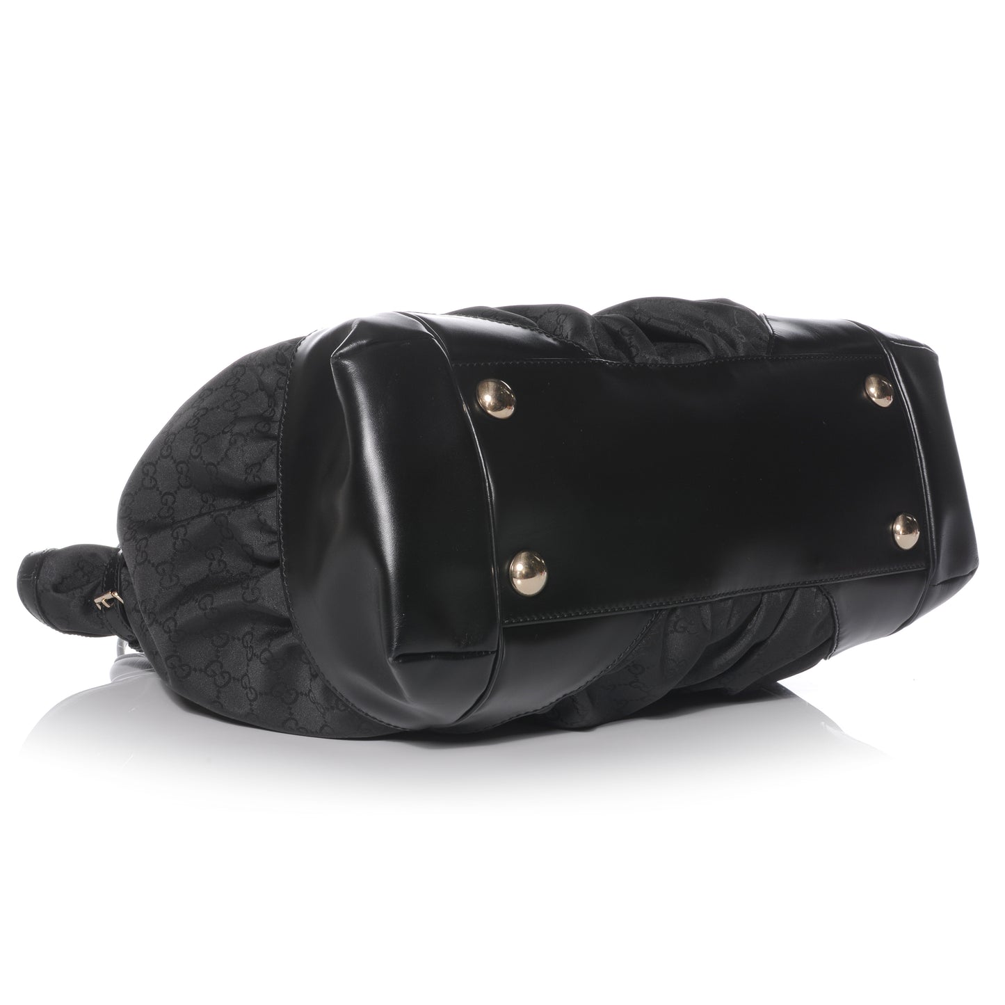 Nylon Monogram Full Moon Tote Black